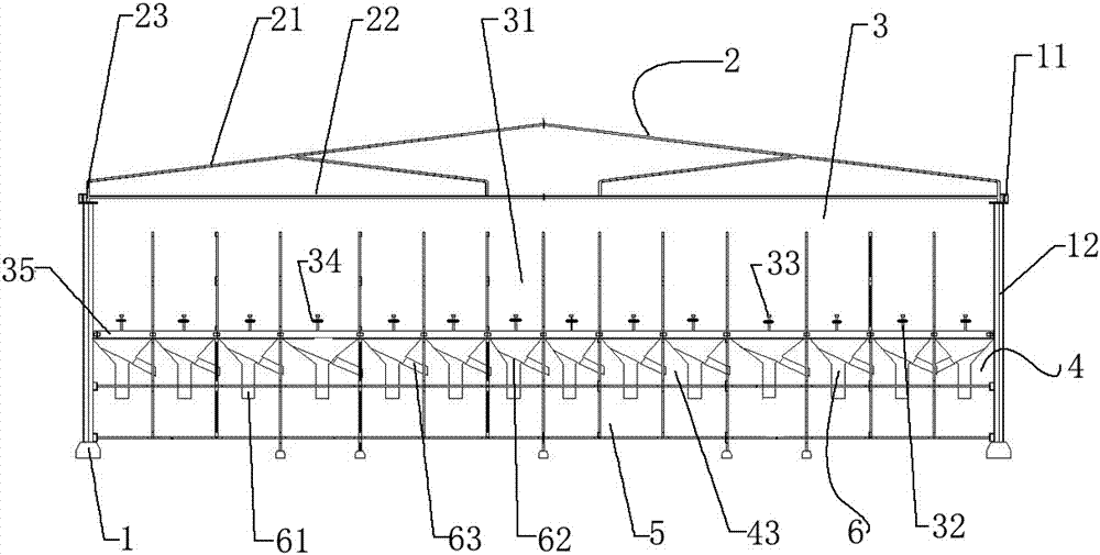 Stereoscopic ecological farm and breeding method thereof