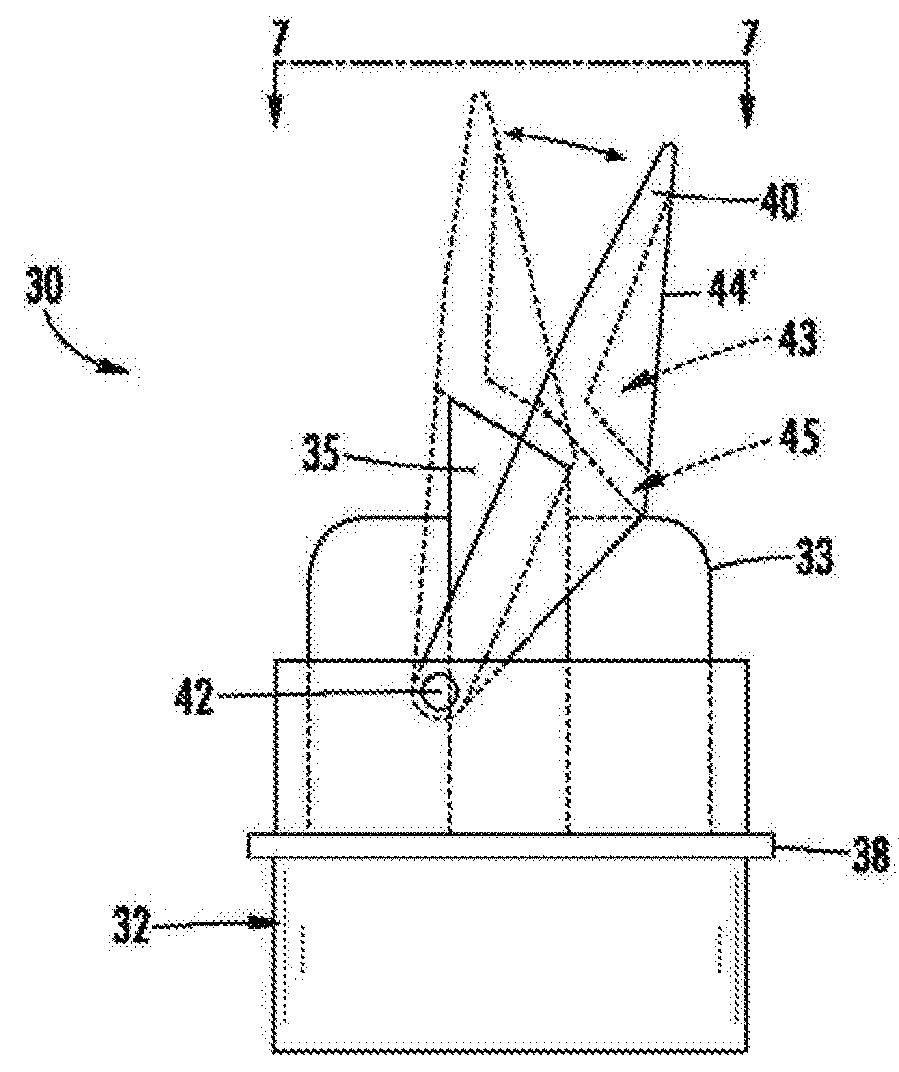 Positive expiratory pressure device having an oscillating valve