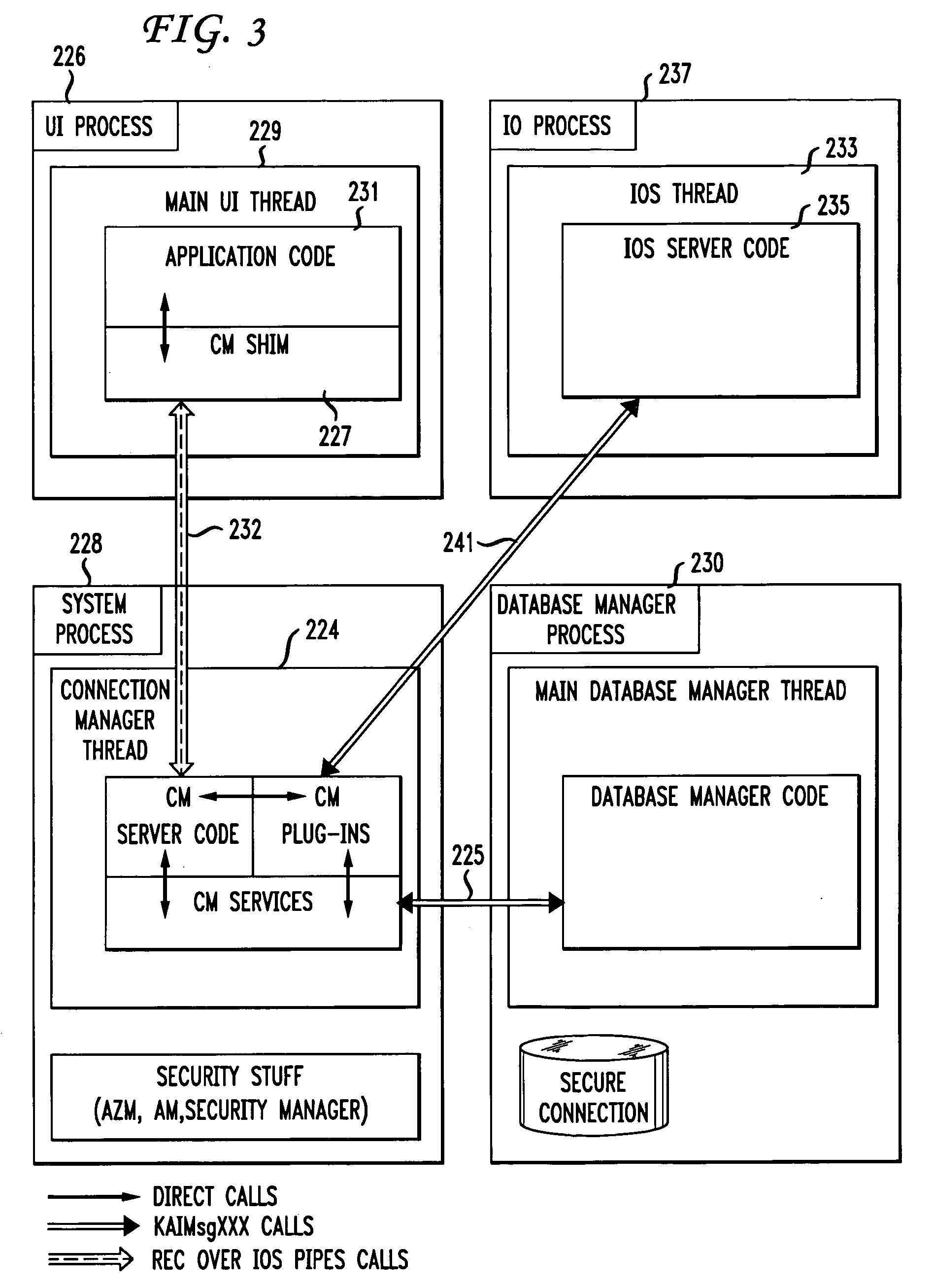 System and method of managing connections with an available network