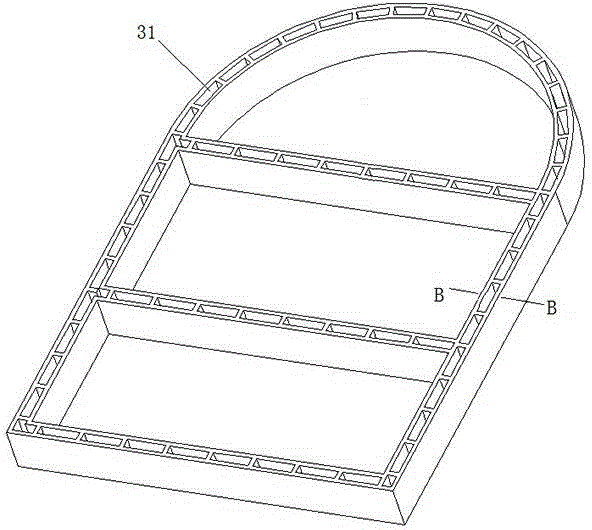 Continuous fiber thermoplastic composite plastic seat framework and preparation method thereof