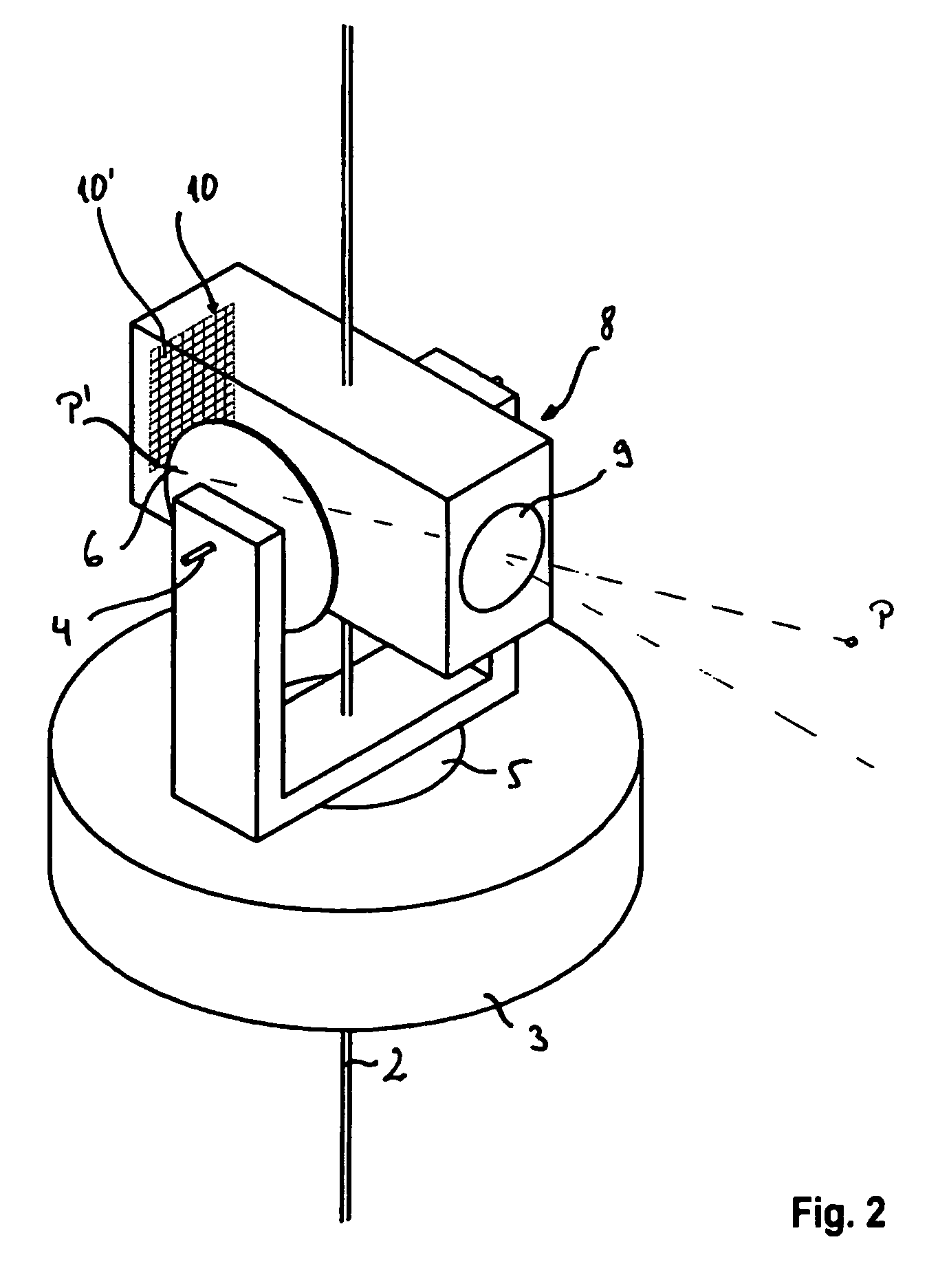 Surveying instrument and method of providing survey data of a target region using a surveying instrument