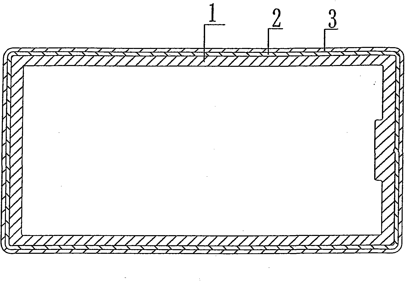 Anti-static coating aluminum section