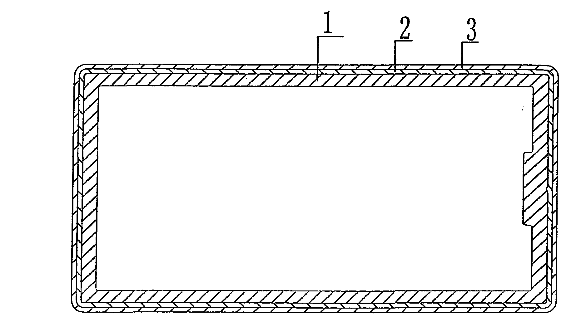 Anti-static coating aluminum section