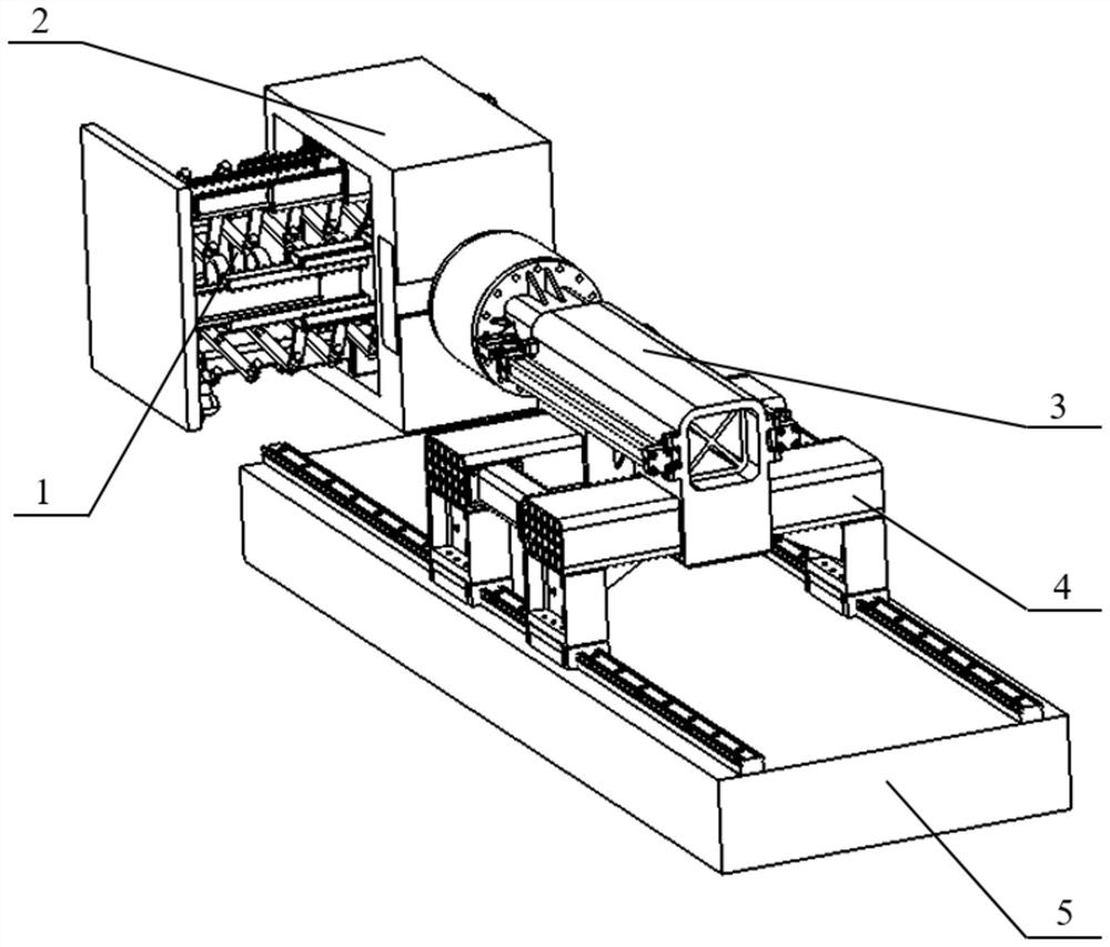 A tool changing robot body applied to a full-face tunnel boring machine