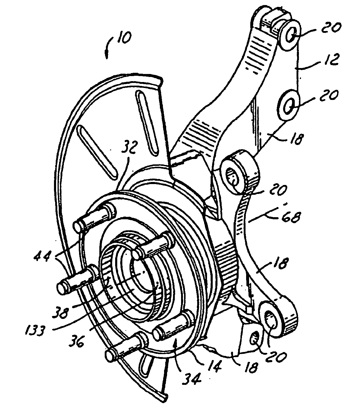 Knuckle hub assembly and method for making same