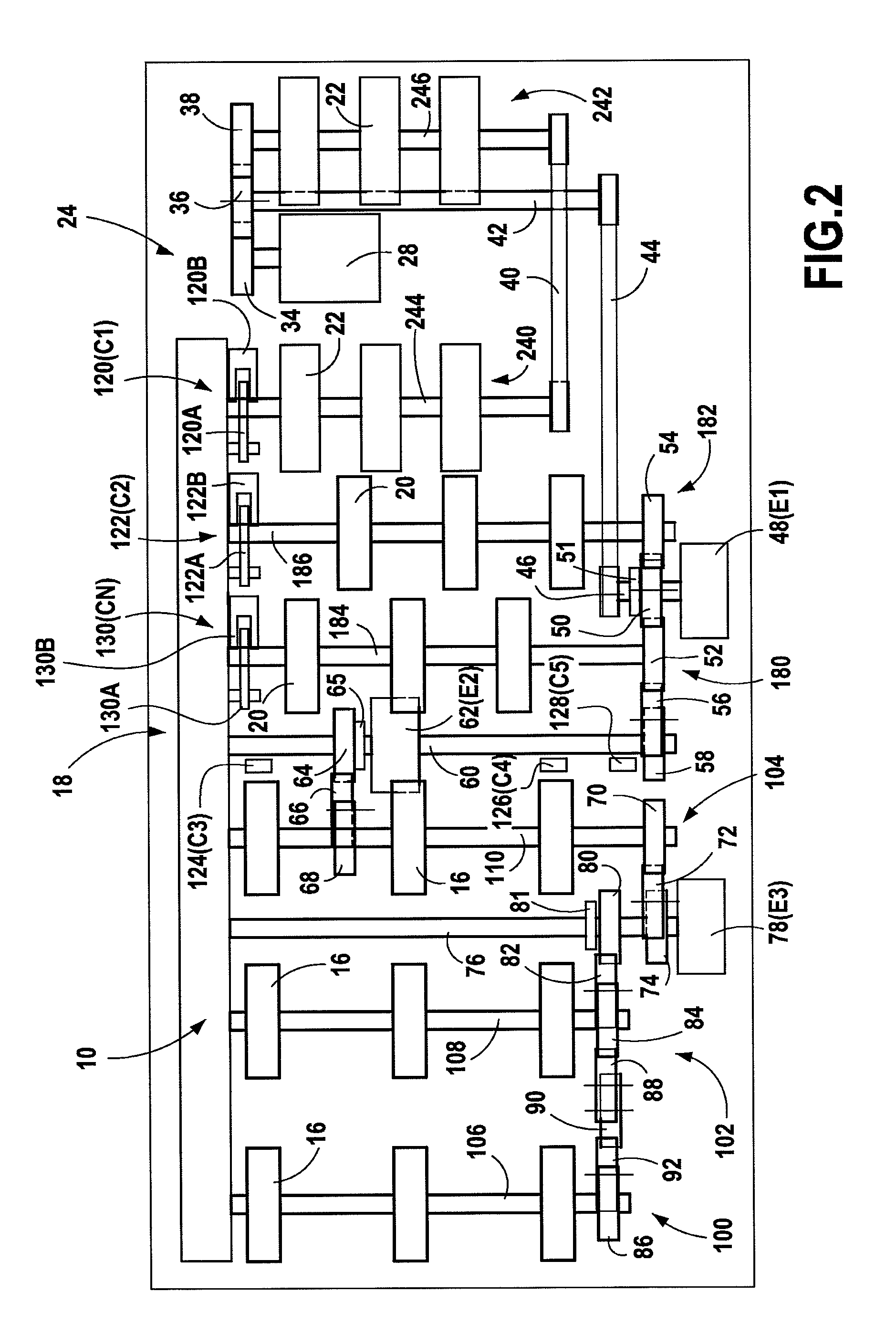 Feed device with improved envelope separation