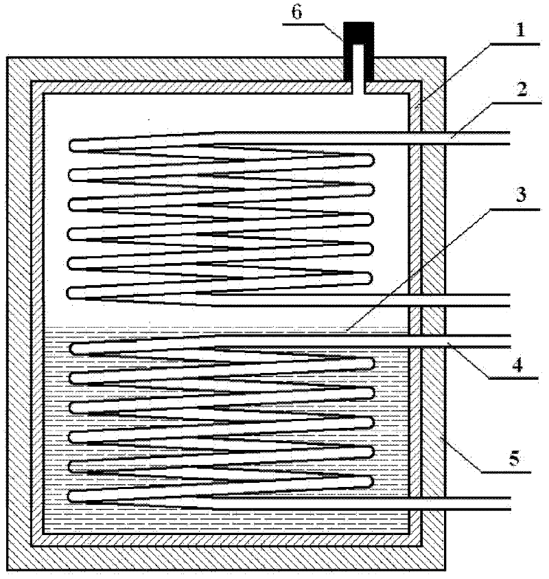 Heat-pipe heat exchanger and heat exchange method