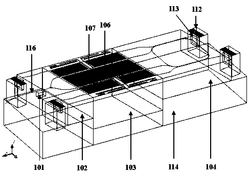 plc chip and lithium niobate modulator hybrid integrated optical device