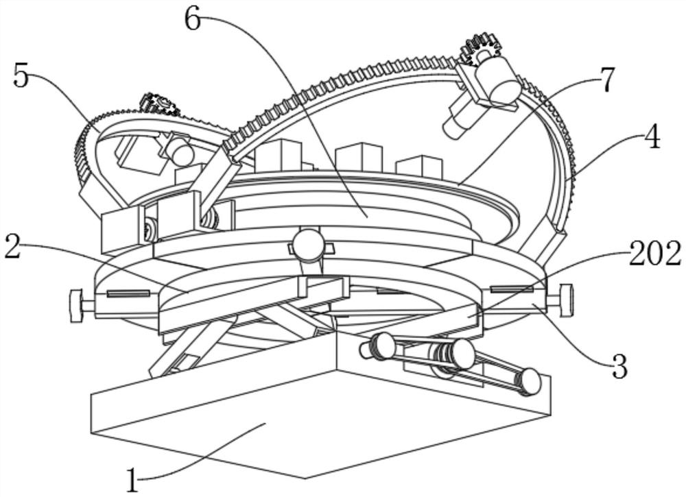 Split type sand table structure based on environmental art design and adopting multimedia demonstration technology