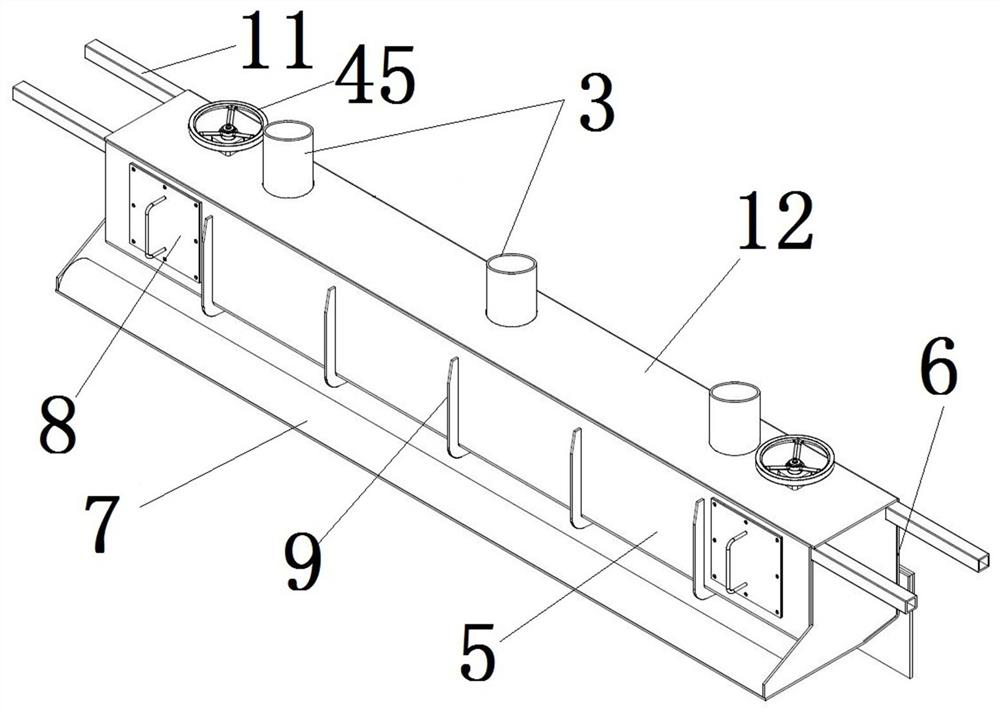 Cloth and water distributor of flat plate filter and flat plate filter