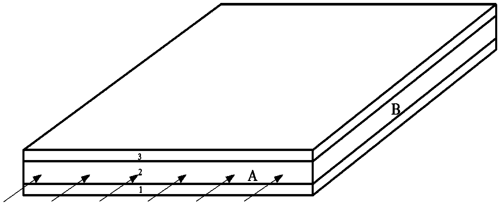 Low-frequency vibration-isolation combined sandwiched structure