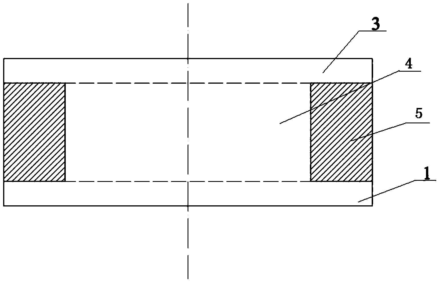 Low-frequency vibration-isolation combined sandwiched structure
