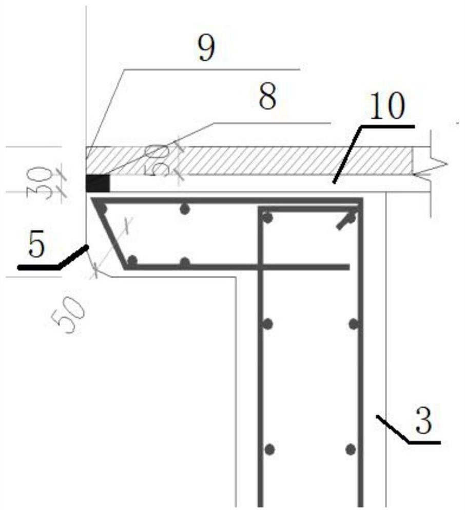 Construction method of platform wall and platform wall