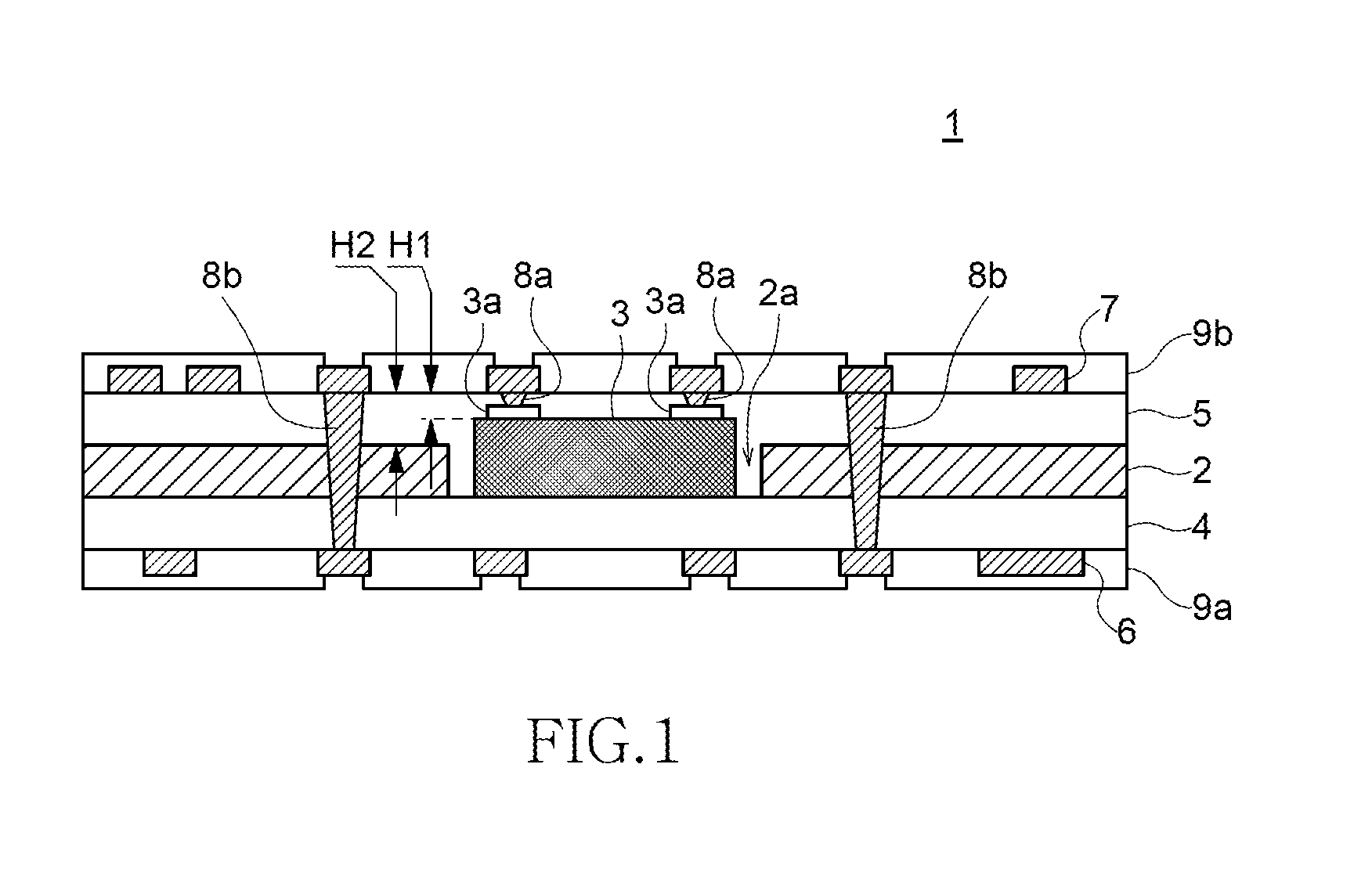 IC embedded substrate and method of manufacturing the same