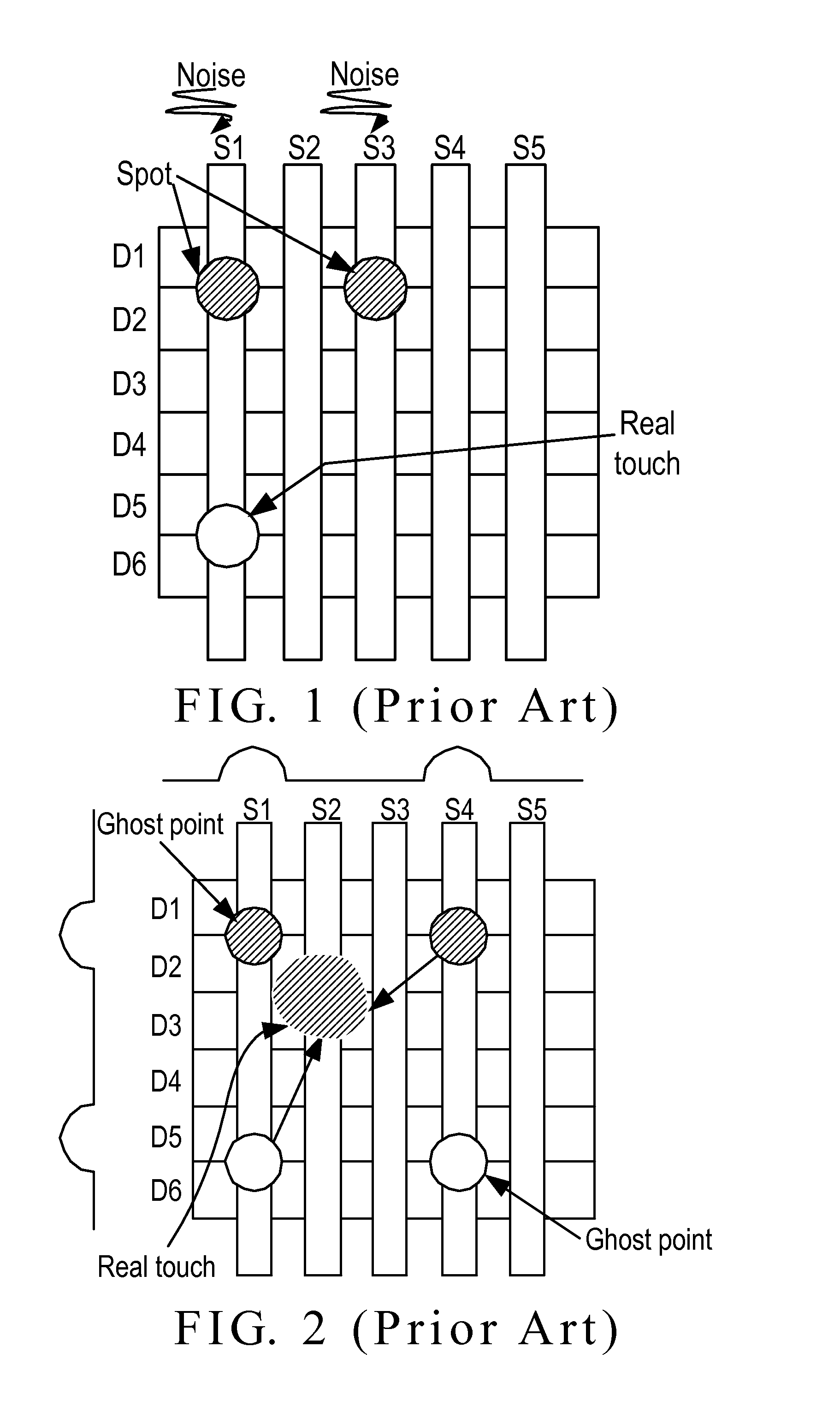 Sensing method using self-capacitance and mutual-capacitance alternatively to reduce touch noises
