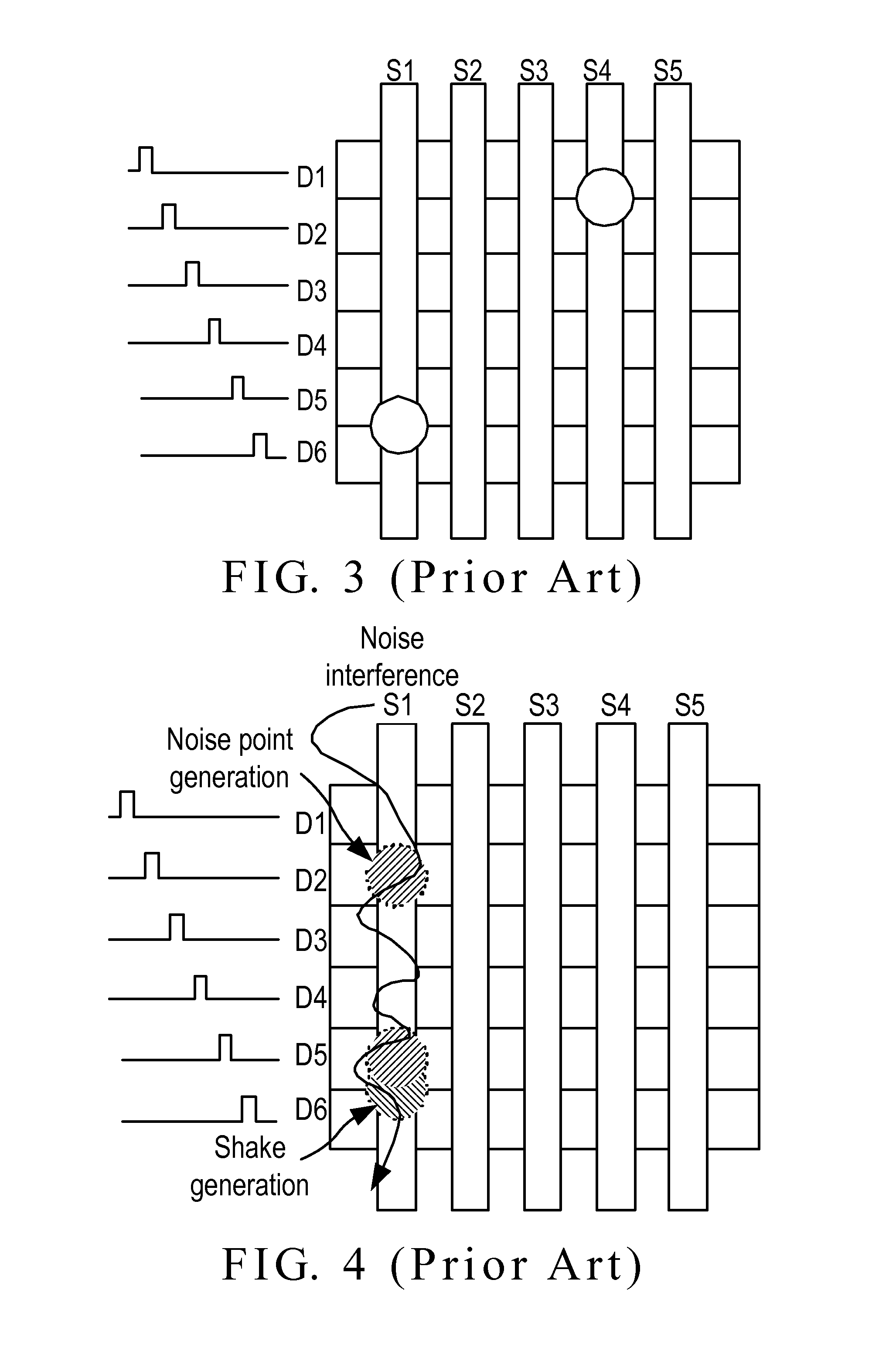 Sensing method using self-capacitance and mutual-capacitance alternatively to reduce touch noises