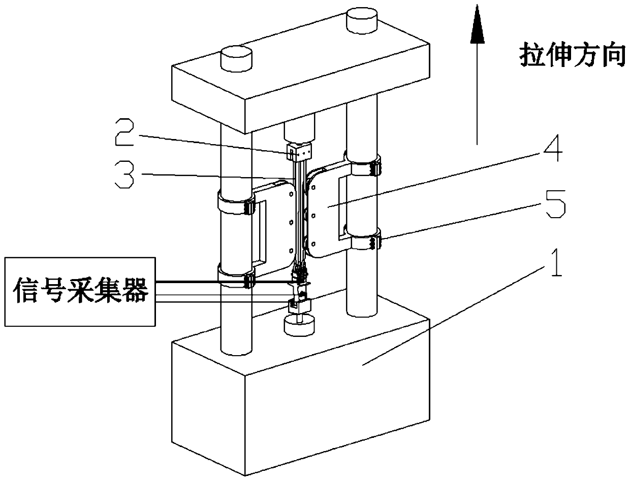 Experimental verification device of crack growth service life of wheel disc