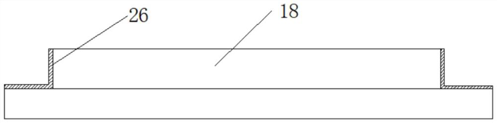 Waterproof sealing structure of intelligent wearable watch