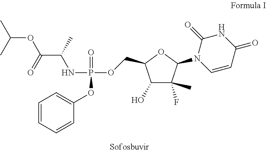 Pharmaceutical combinations of sofosbuvir and ribavirin