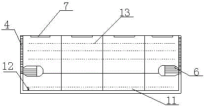 Movable rotary type domestic garbage aerobic fermentation cabin