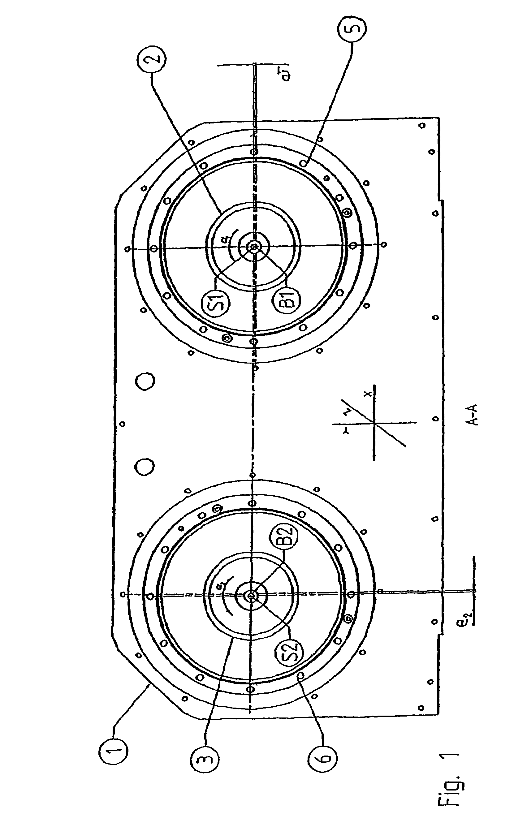 Machine tool comprising parallel tool spindles that can be repositioned in relation to one another