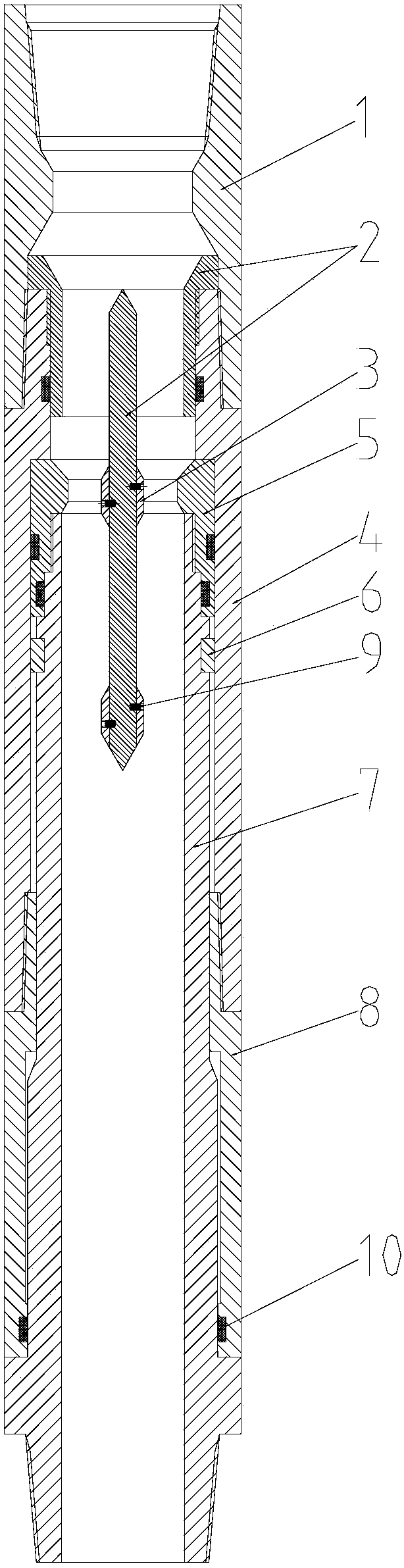 Dead point positioning indicator type shock absorber thruster