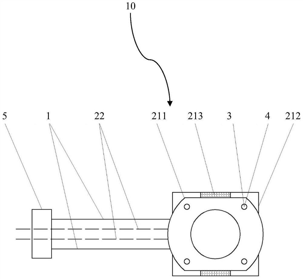 Cooling device applied to sample table