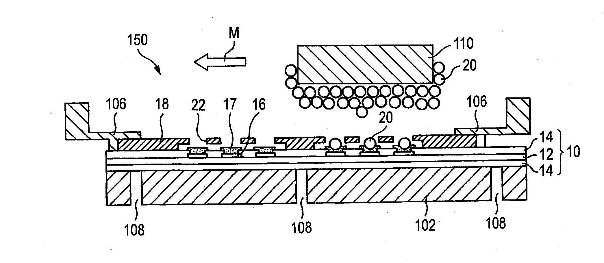 Apparatus and method for arranging magnetic solder balls