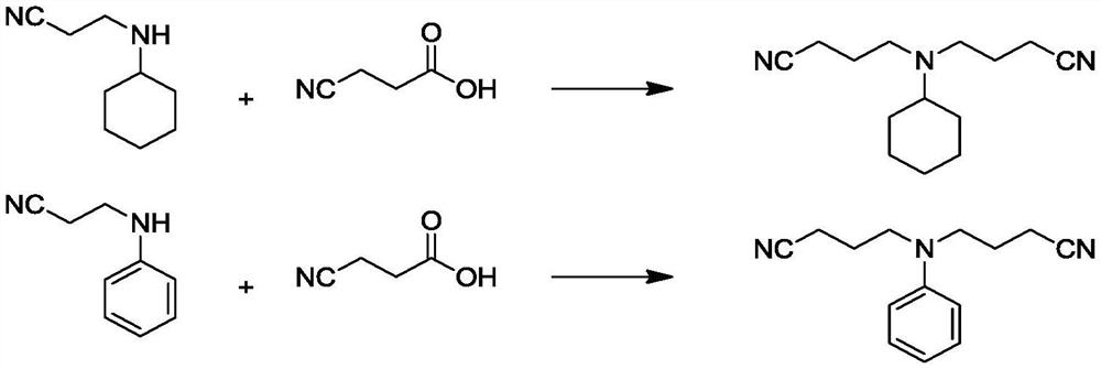 Preparation method of dicyanoethyl tertiary amine