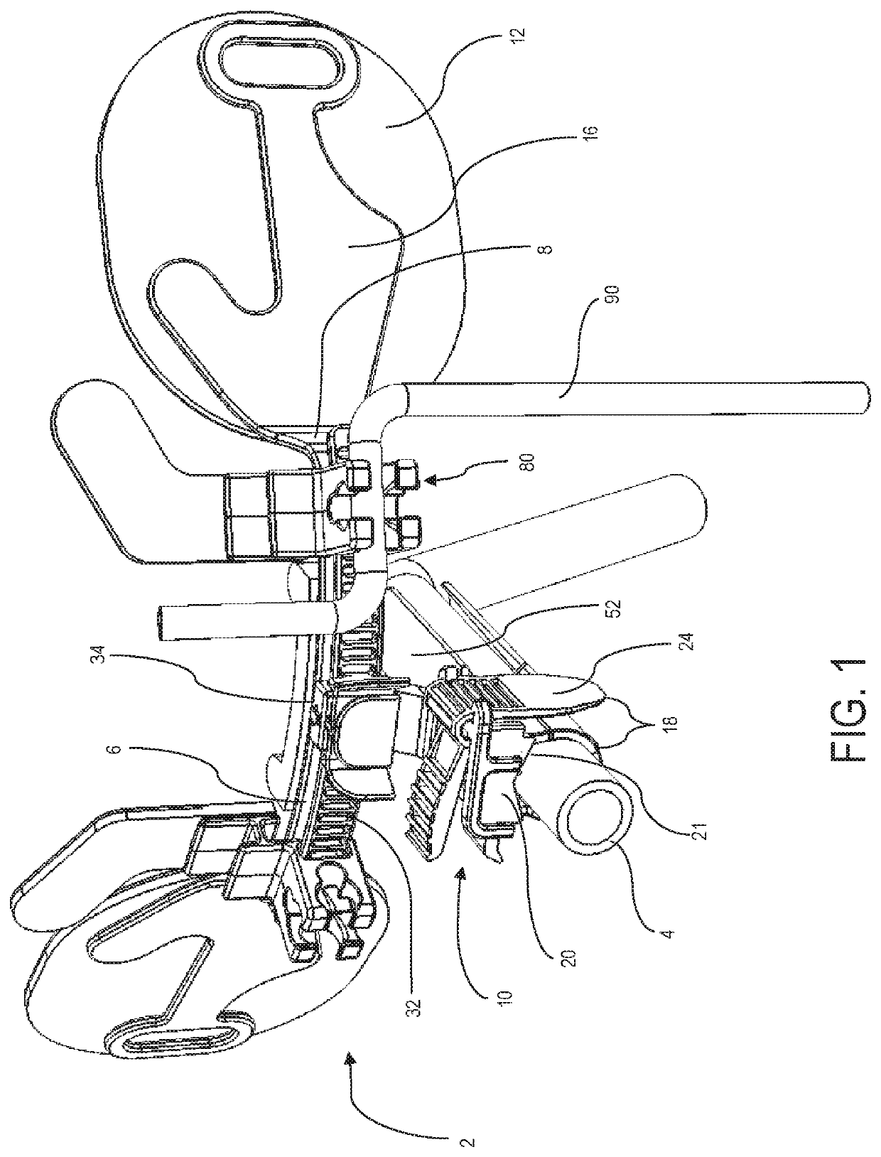Endotracheal tube holder device