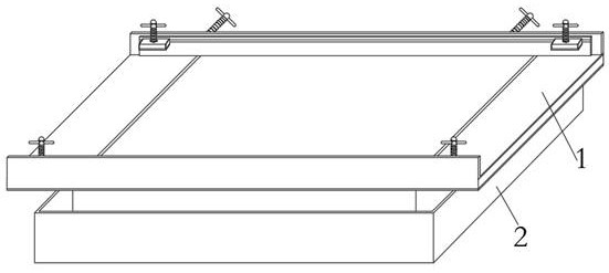 Water pump mounting base with shockproof function