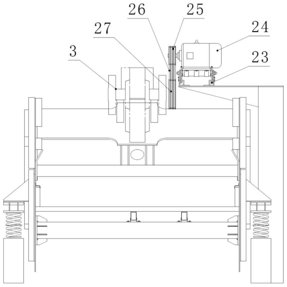 A high frequency vibrating screen