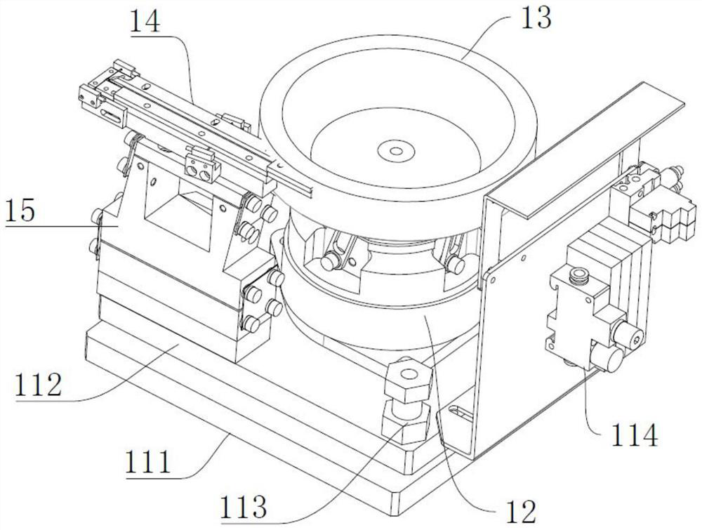 Automatic adhesive dispensing and pushing mechanism for electronic element