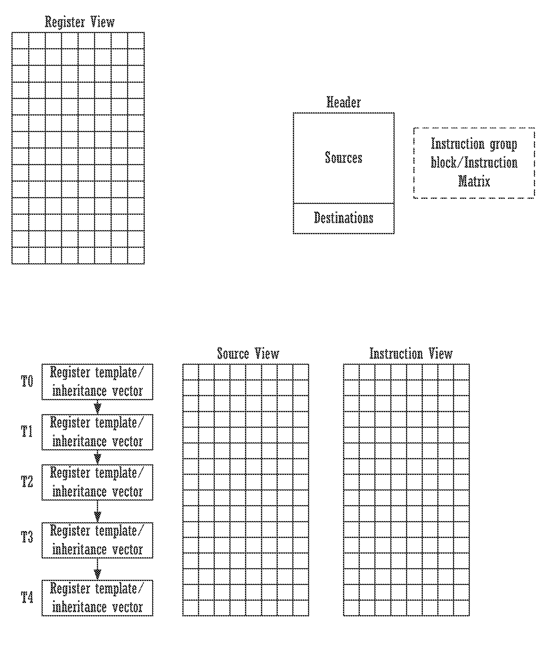 Method for performing dual dispatch of blocks and half blocks