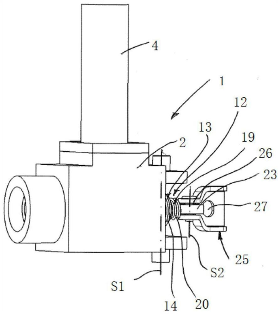 Driving device used for motor vehicle door