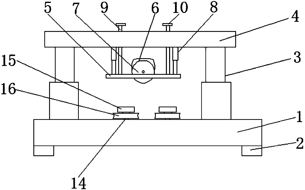 Cutting device for nonferrous alloy metal rods