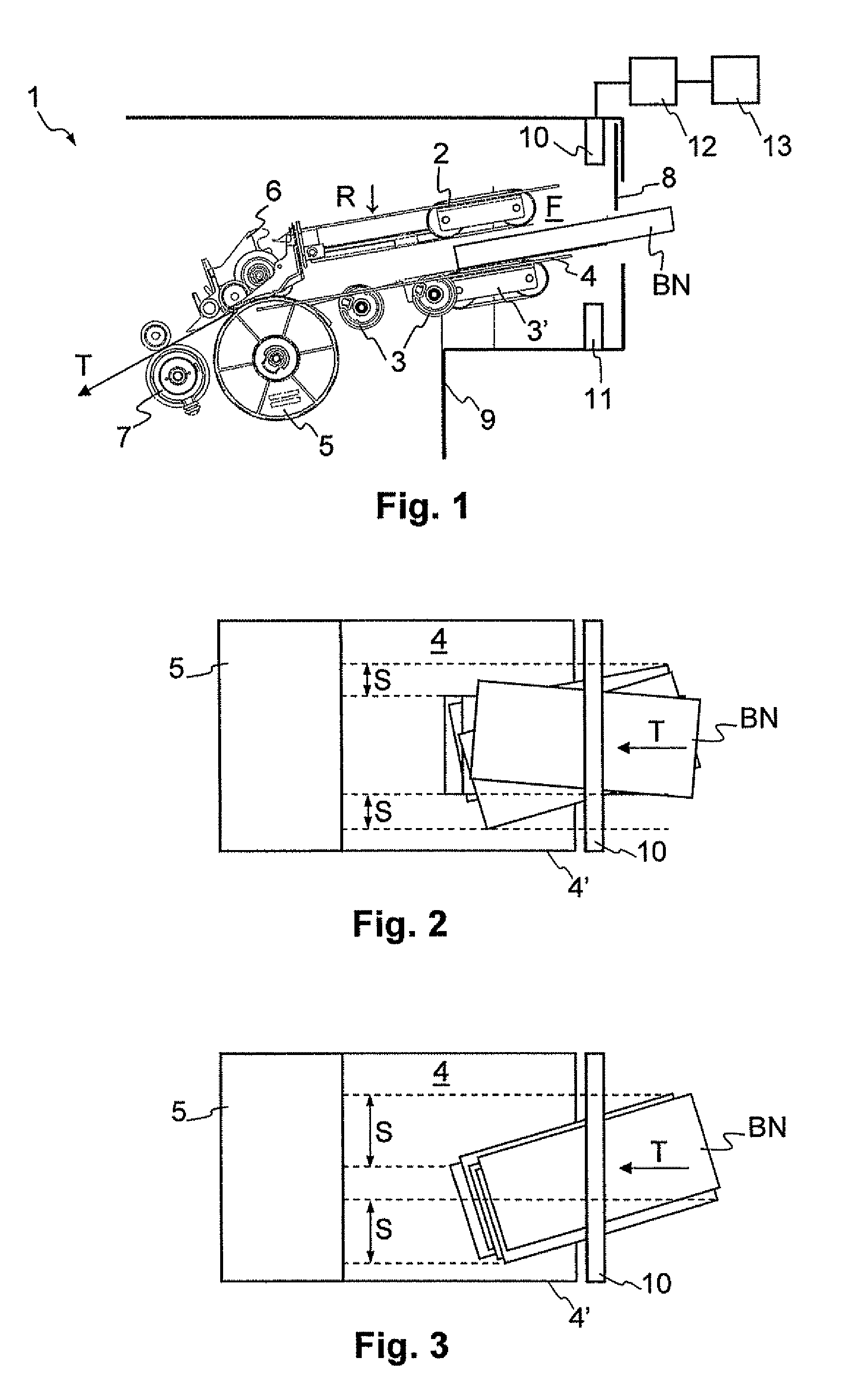 Apparatus for singling of sheet material