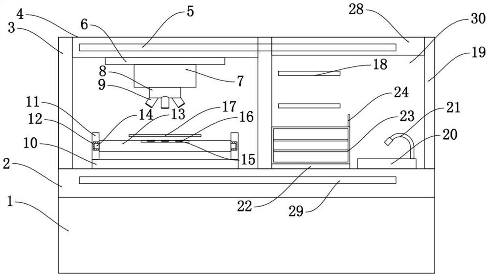 Platform instrument for detecting fruit pesticide residues by using Raman spectrum technology