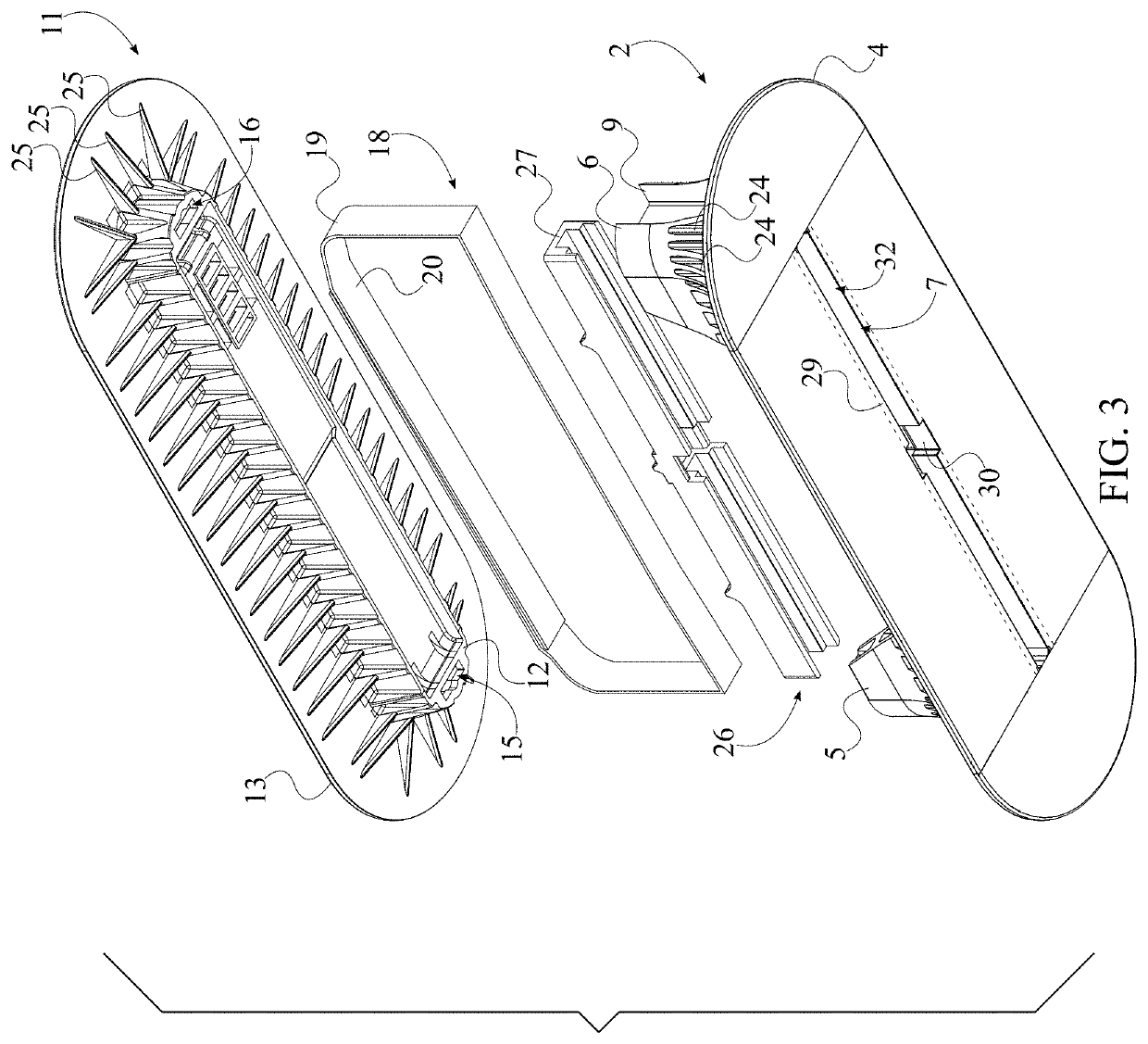 Fin mount for an inflatable watercraft