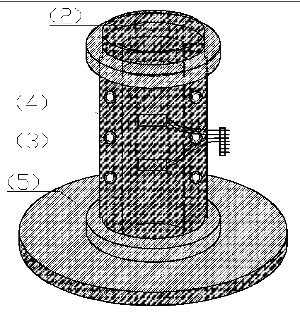Laterally constrained rock uniaxial compression test device