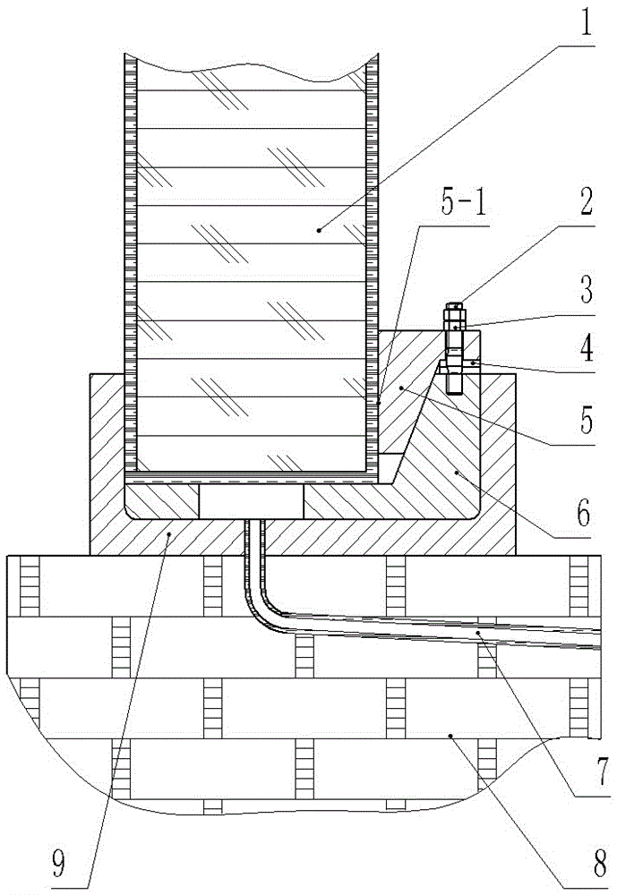 Portable house foundation connecting device