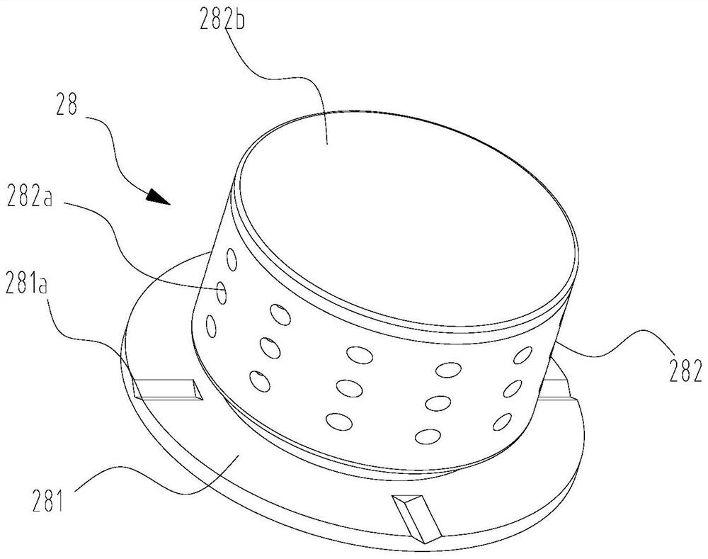 Exhaust oil separation structure, compressor and air conditioner