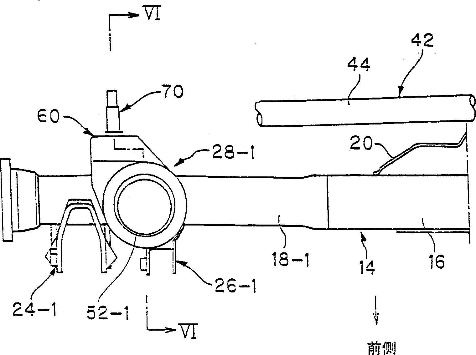 Vehicle lateral rod mounting apparatus