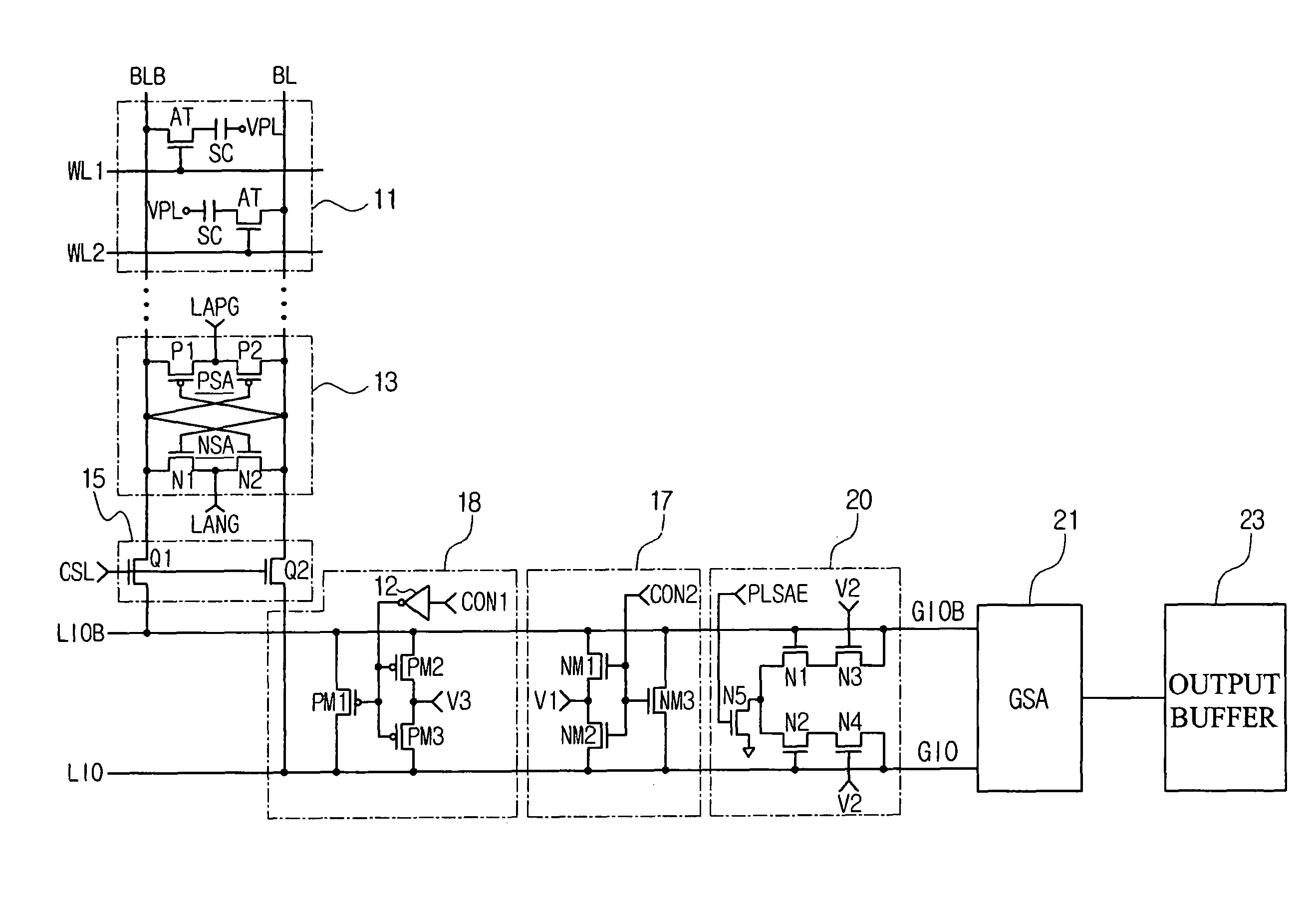 Semiconductor memory device having improved local input/output line precharge scheme
