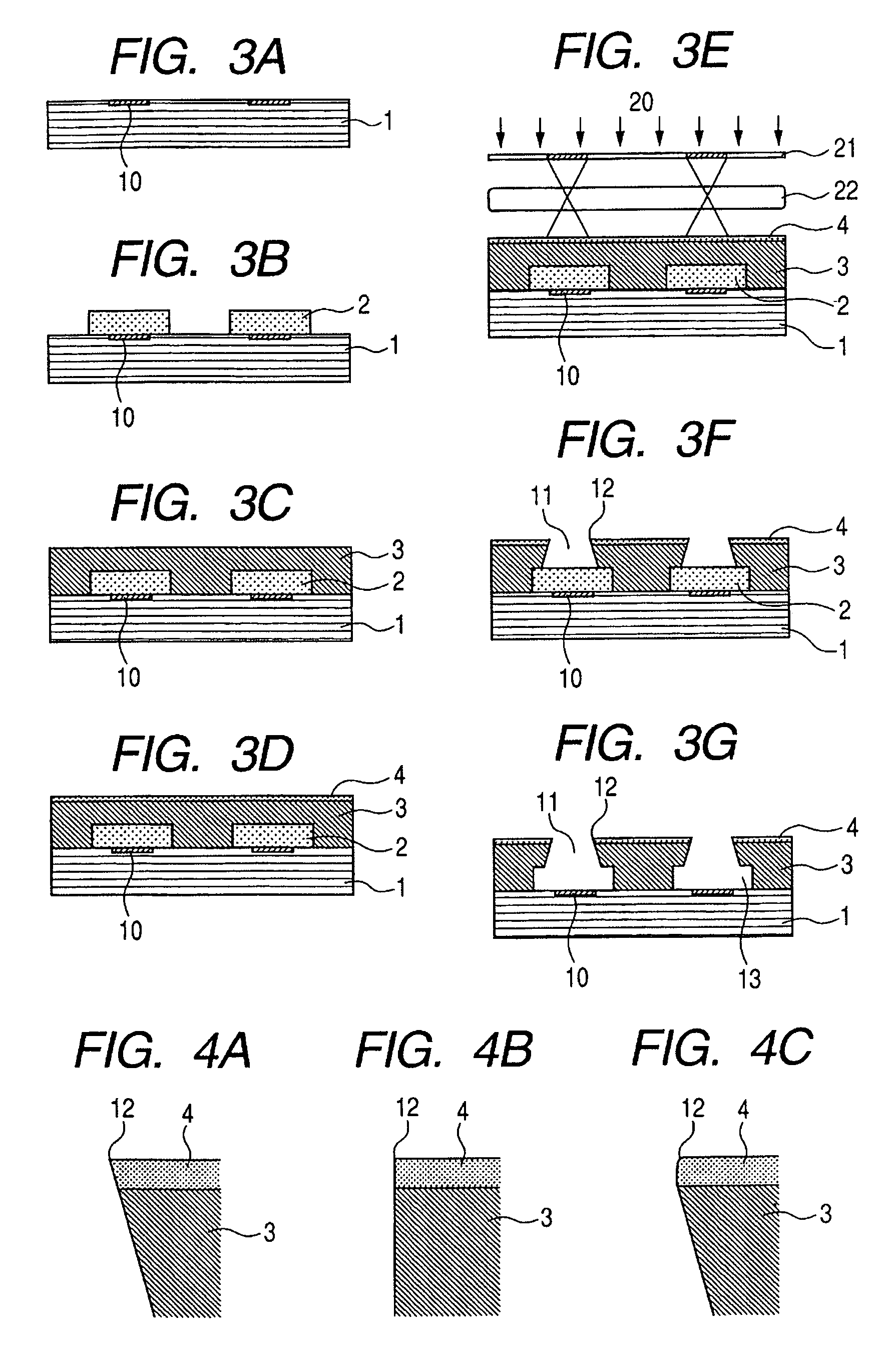 Pattern forming method and method of manufacturing ink jet recording head
