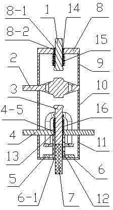 A vacuum three-position switch with quick grounding knife