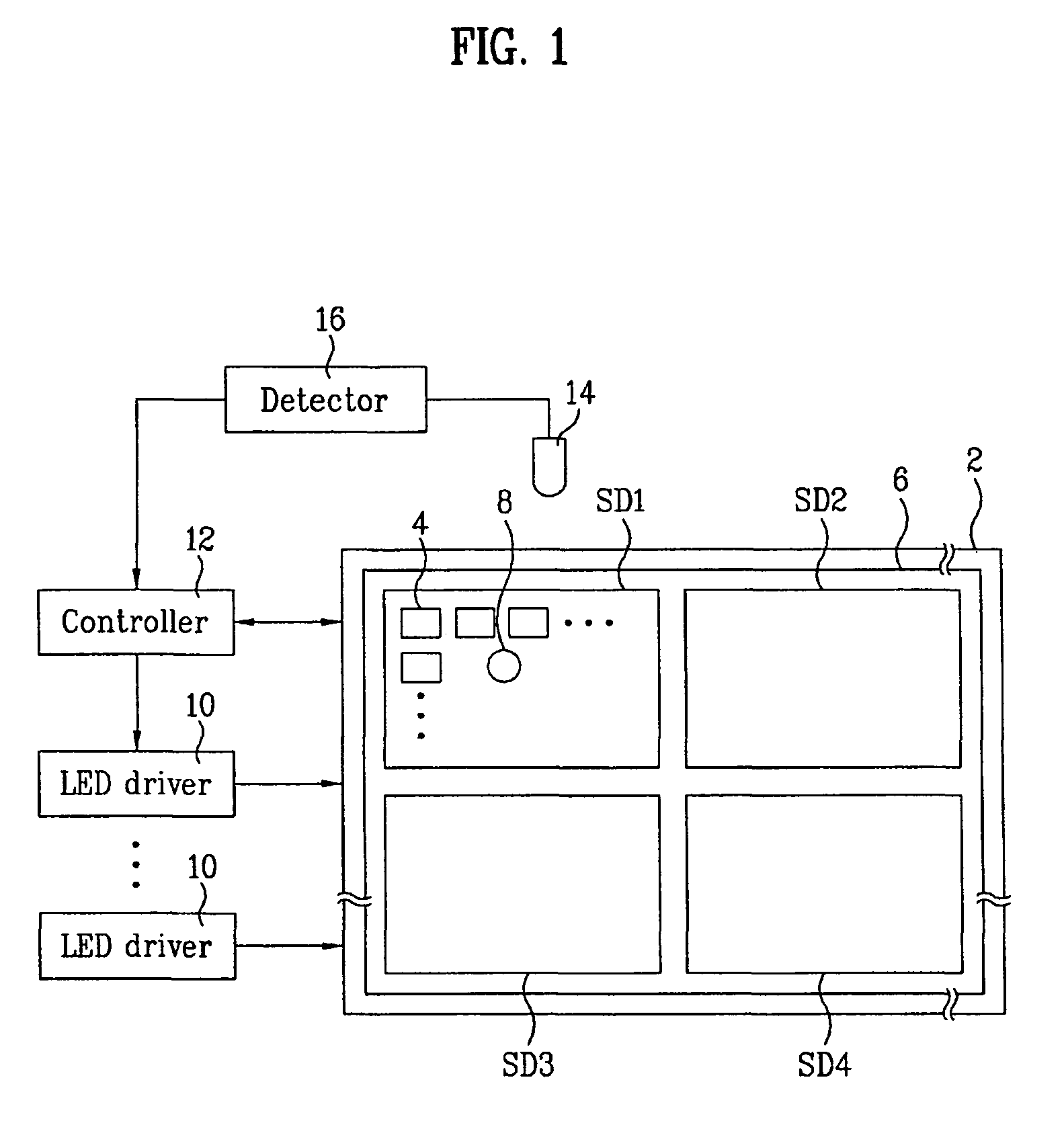 Driving circuit of liquid crystal display device and method for driving the same