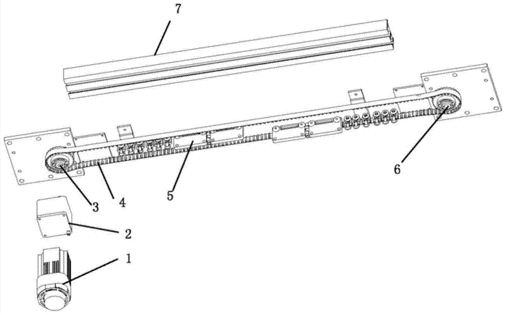 A stage curtain opening and closing device