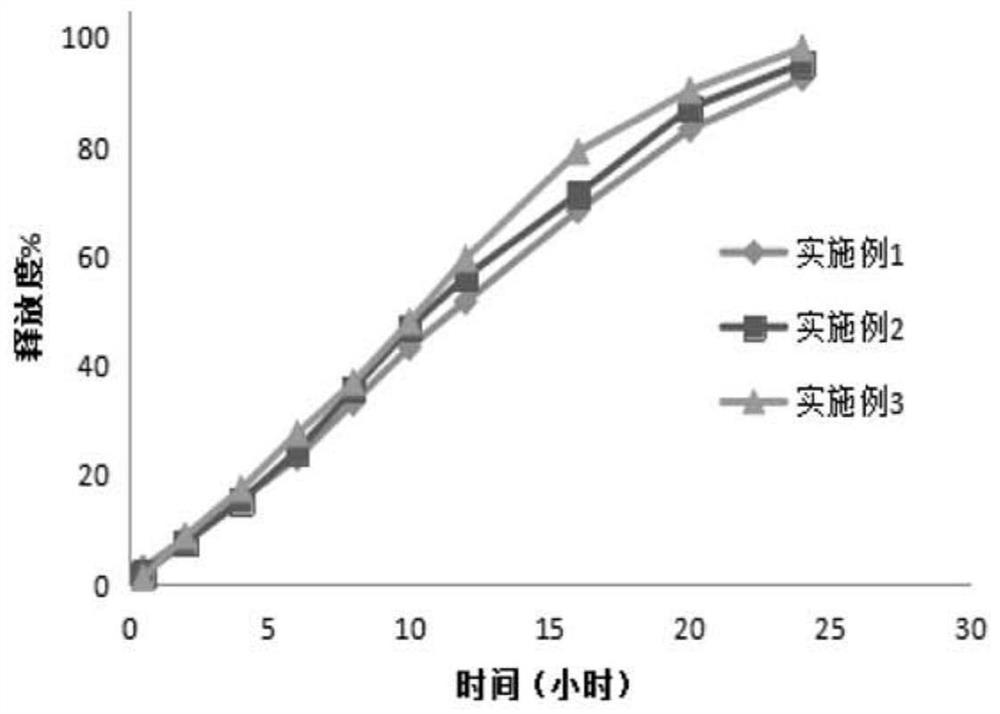 A kind of ganglioside sustained-release tablet and preparation method thereof