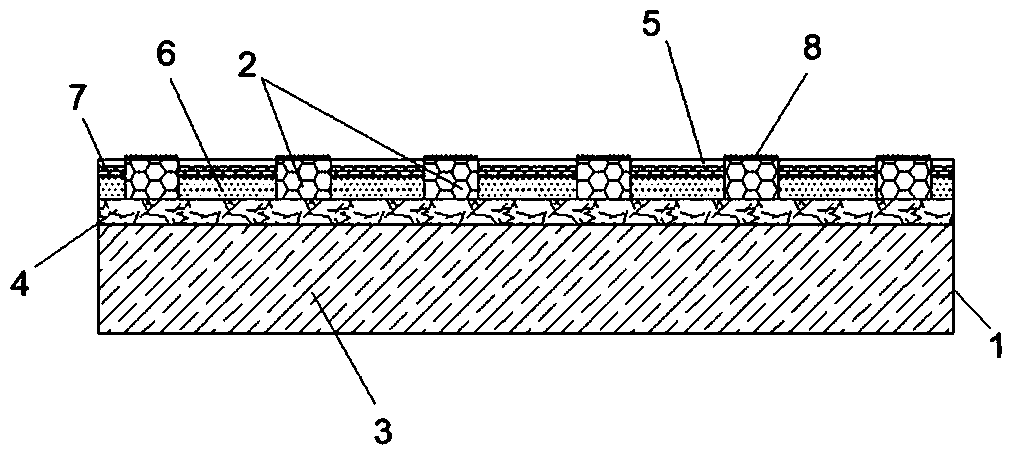 Polycrystalline mosaic board and manufacturing method thereof